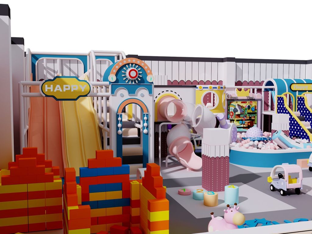 Mẫu thiết kế 3D khu vui chơi trẻ em HGO08
